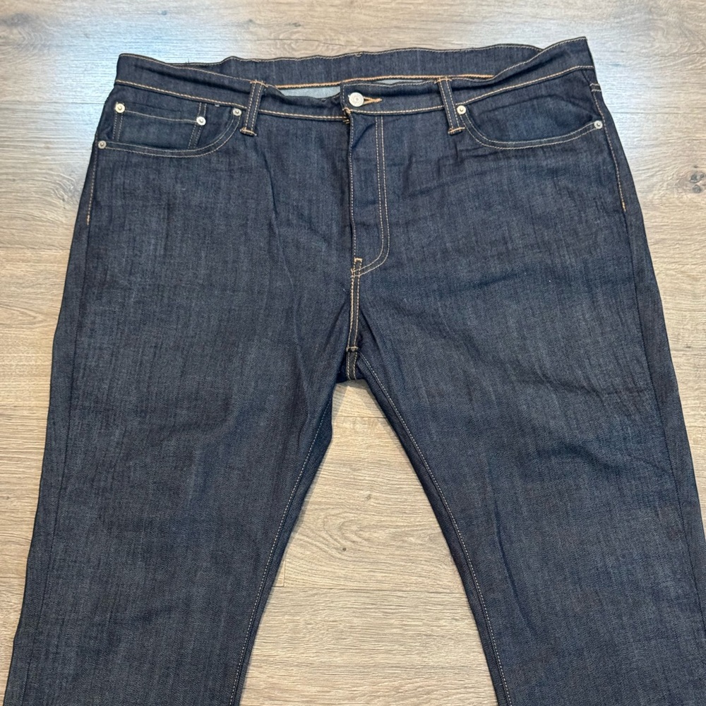 Men's Dark Indigo Straight-Leg Jeans